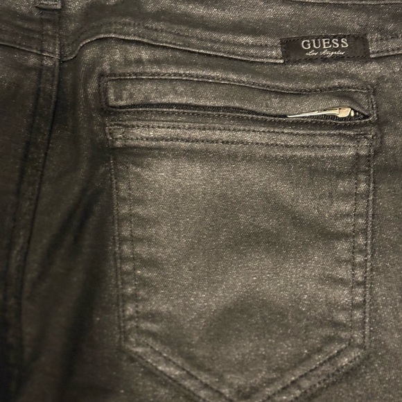 Guess Pants - Guess Los Angeles Special Edition Silver Grey Designer Denim Pants